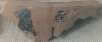 LEBES, FRAGMENT (ATHENIAN, BLACK-FIGURE)