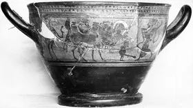 SKYPHOS (ATHENIAN, BLACK-FIGURE)