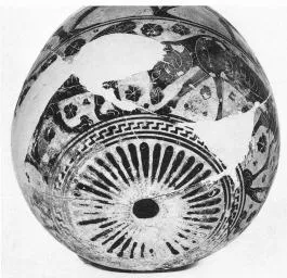ALABASTRON FRAGMENT (CORINTHIAN, BLACK-FIGURE)