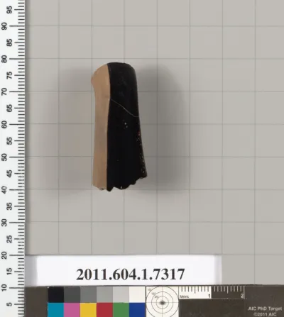 Terracotta fragment of a kylix (drinking cup)