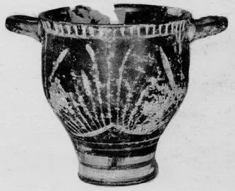 SKYPHOS (SOUTH ITALIAN, CAMPANIAN, BLACK GLAZE)