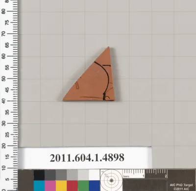 Terracotta fragment of a kylix (drinking cup)