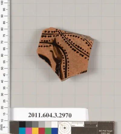 Terracotta fragment of plate