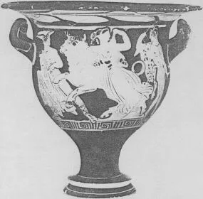 KRATER, BELL (ATHENIAN, RED-FIGURE)