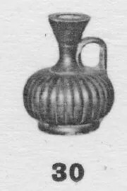 LEKYTHOS, SQUAT (ATHENIAN, BLACK GLAZE)