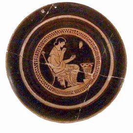 PLATE (ATHENIAN, RED-FIGURE)