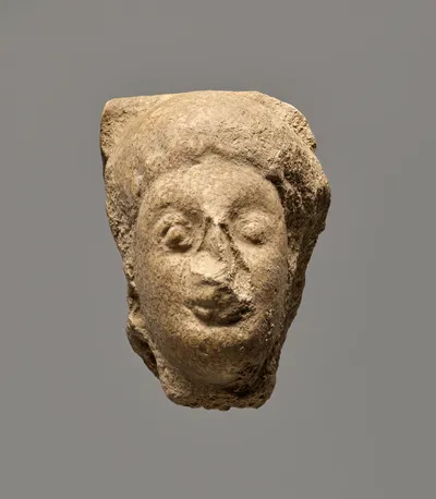Head of a Kore from a Relief