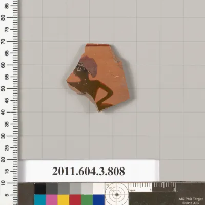 Terracotta fragment of a lekythos (oil flask)