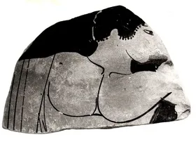 KRATER, COLUMN, FRAGMENT (ATHENIAN, RED-FIGURE)