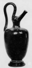 OINOCHOE (ATHENIAN, BLACK GLAZE)