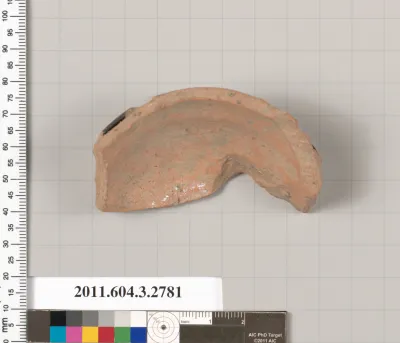 Terracotta fragment of an olpe (jug)