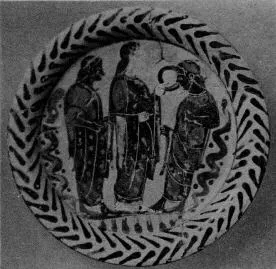 PLATE (ATHENIAN, BLACK-FIGURE)
