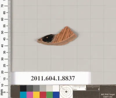 Terracotta fragment of a kylix (drinking cup)?