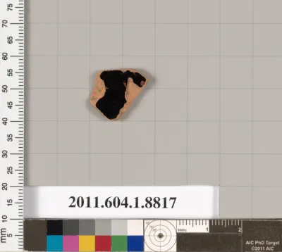 Terracotta fragment of a kylix (cup)