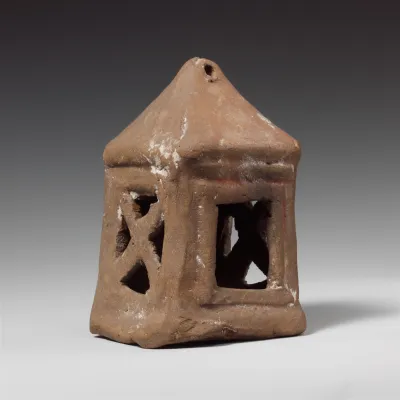 Terracotta lantern