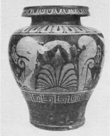 STAMNOS (ETRUSCAN, RED-FIGURE)