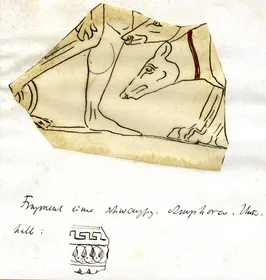 AMPHORA, NECK, FRAGMENT (ATHENIAN, BLACK-FIGURE)