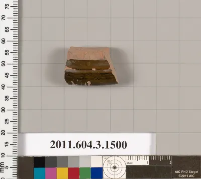 Terracotta fragment of a skyphos (deep drinking cup)