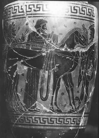 LEKYTHOS (ATHENIAN, BLACK-FIGURE)