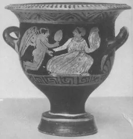 KRATER, BELL (ATHENIAN, RED-FIGURE)