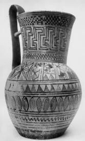 PITCHER (ATHENIAN GEOMETRIC, SILHOUETTE)