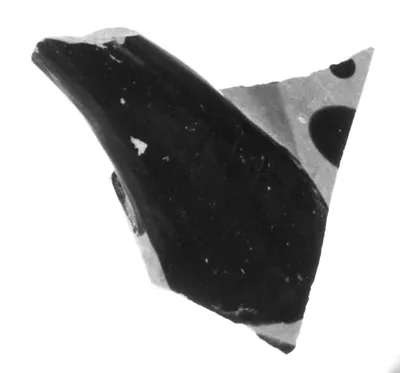 Attic Black-Figure Eye Cup Fragment