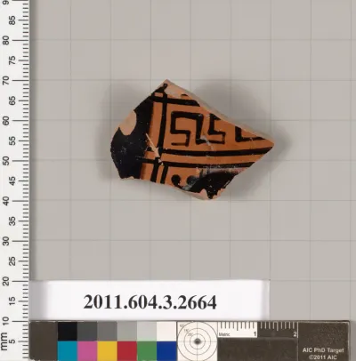 Terracotta fragment of an olpe (jug)