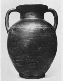 AMPHORA, BELLY (SOUTH ITALIAN, BUCCHERO)