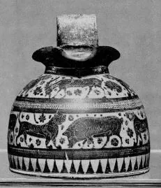 OINOCHOE (CORINTHIAN, BLACK-FIGURE)