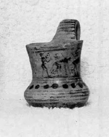 TANKARD (ATHENIAN GEOMETRIC, SILHOUETTE)