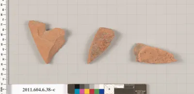 Terracotta fragments of closed shapes