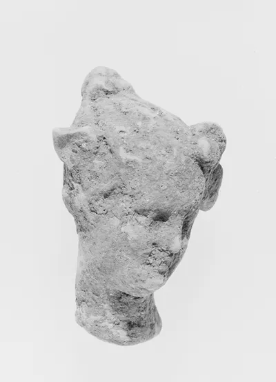 Head with Melon Coiffure and Wreath