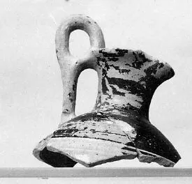 OINOCHOE, FRAGMENT (ATHENIAN GEOMETRIC)