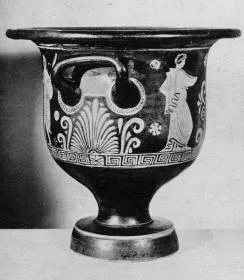 KRATER, BELL (SOUTH ITALIAN, APULIAN, RED-FIGURE)