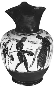 OINOCHOE (ATHENIAN, BLACK-FIGURE)