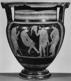 KRATER, COLUMN (ATHENIAN, RED-FIGURE)
