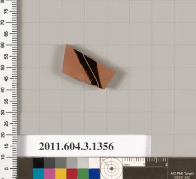 Terracotta fragment of a skyphos (deep drinking cup)