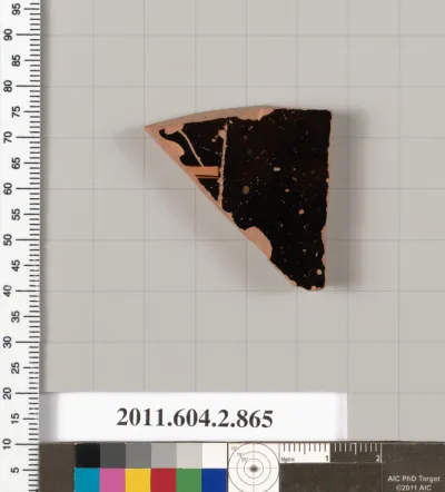 Terracotta fragment of a bell-krater (bowl for mixing wine and water)