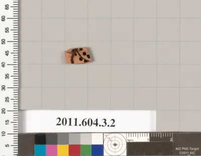 Terracotta fragment of an undetermined shape