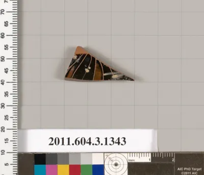 Terracotta fragment of a skyphos (deep drinking cup)