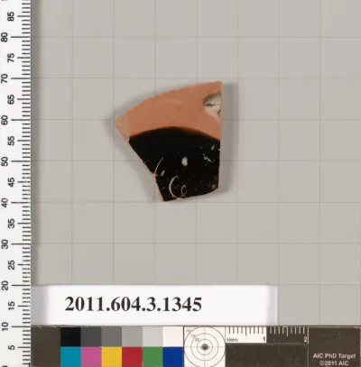 Terracotta fragment of a skyphos (deep drinking cup)