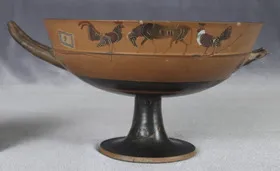 CUP, LITTLE MASTER LIP, FRAGMENT (ATHENIAN, BLACK-FIGURE)
