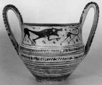 KANTHAROS (ATHENIAN GEOMETRIC, SILHOUETTE)