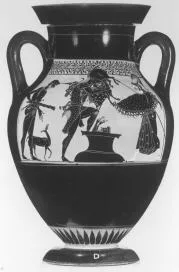 AMPHORA, BELLY, TYPE B (ATHENIAN, BLACK-FIGURE)