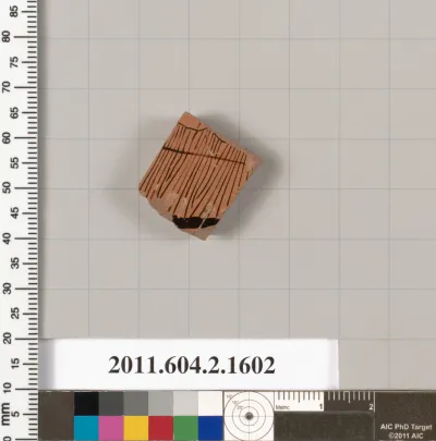 Terracotta fragment of a skyphos (deep drinking cup)