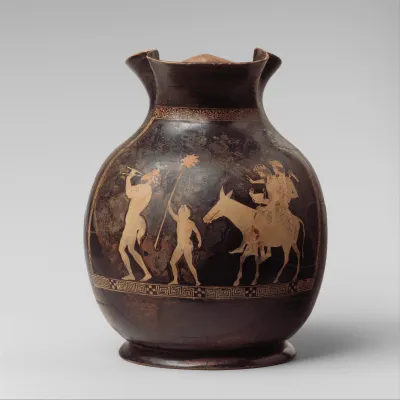Terracotta oinochoe: chous (jug)
