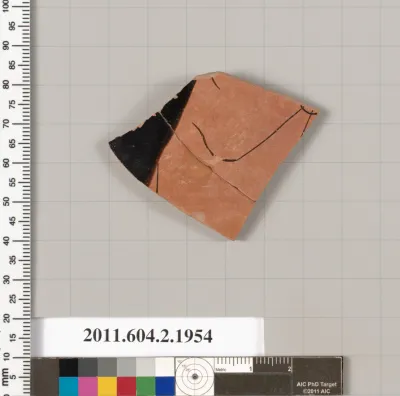 Terracotta fragment of a Nolan neck-amphora (jar)