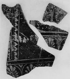 AMPHORA, BELLY, TYPE B, FRAGMENT (ETRUSCAN, PSEUDO RED-FIGURE)