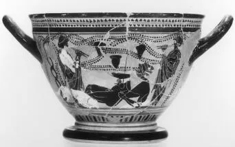 SKYPHOS (ATHENIAN, BLACK-FIGURE)