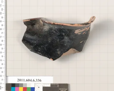 Terracotta fragment of an oinochoe: chous (jug)